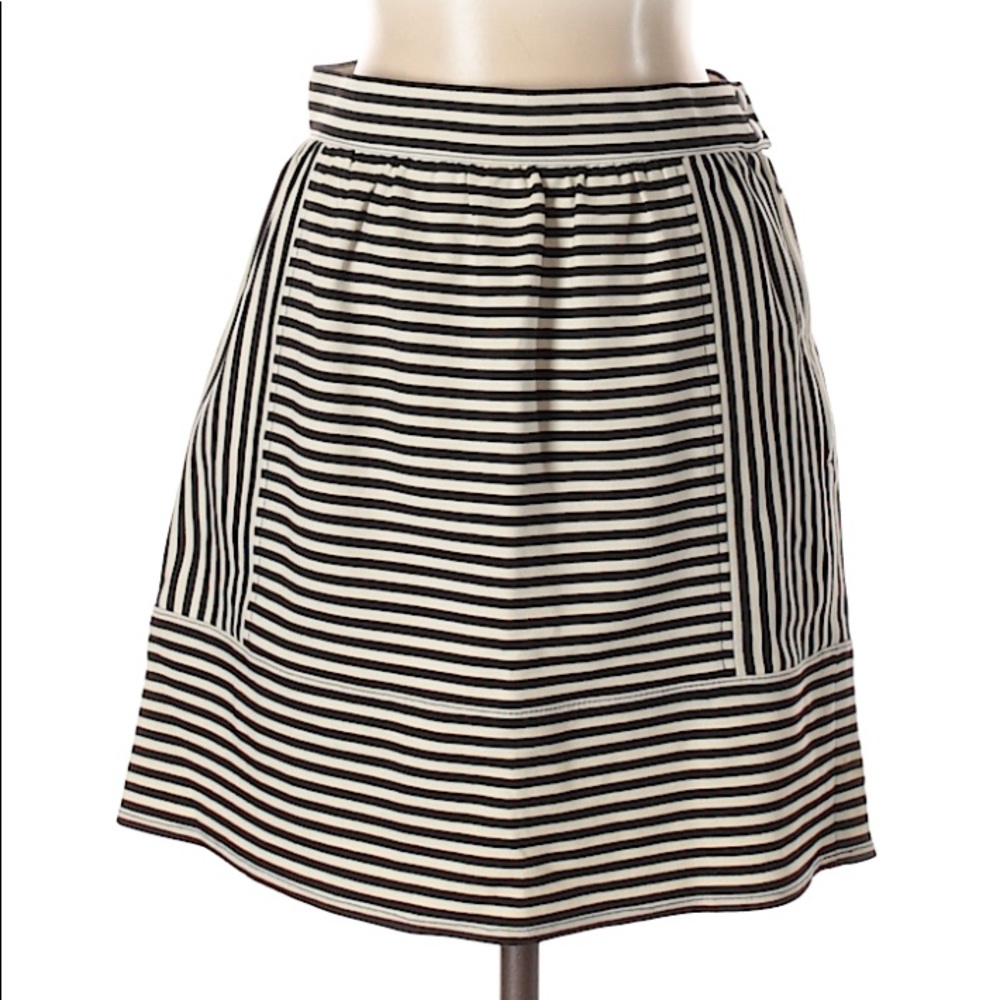 Striped Madewell Skirt